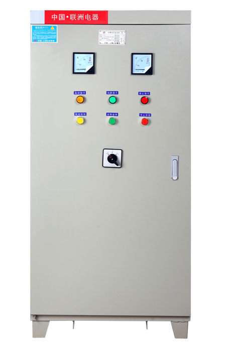 自耦降壓啟動柜門上的控制按鈕