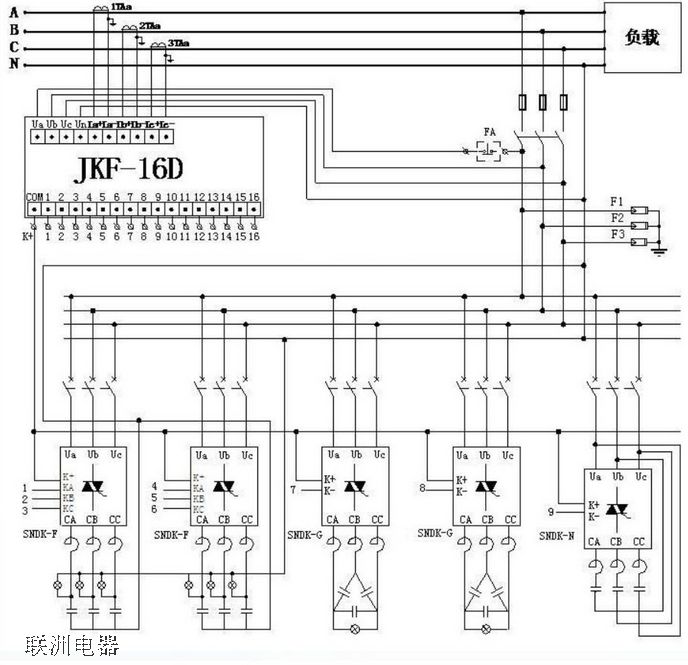 DK-G55、DK-G85復合開關接線圖和選型說明